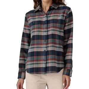 Patagonia Fjord 100% Organic Cotton Plaid Flannel Shirt Medium